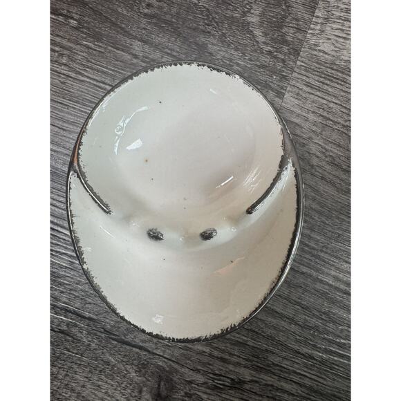 Vintage MCM Ashtray Cosmic Atomic Pink Black White Lot Of 2 1950s Ceramic Kitsch - Picture 3 of 16